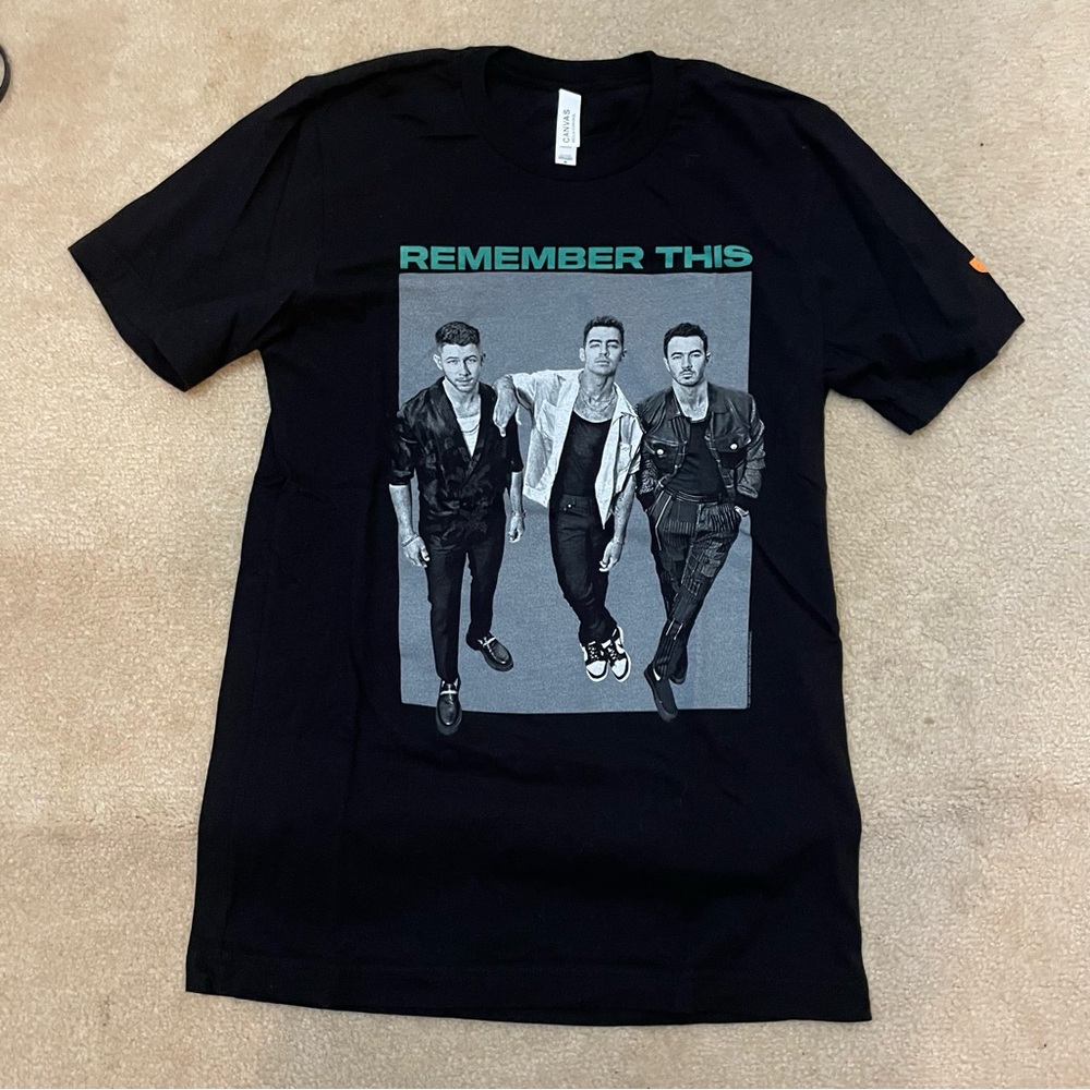 jonas brothers remember this 2021 USA tour shirt official merch - medium